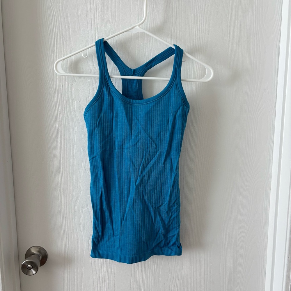 lululemon athletica Blue Tank Top